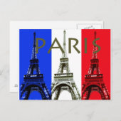 Carte postale Paris (Devant / Derrière)