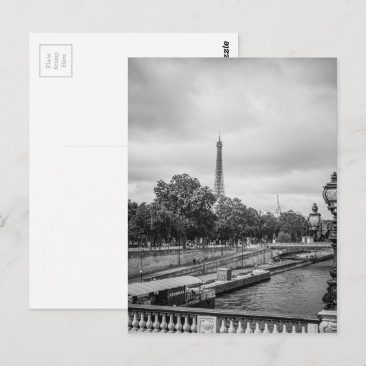 Carte Postale Paris (Devant / Derrière)