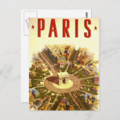 Carte Postale Paris (Devant / Derrière)