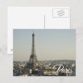 Carte Postale Paris (Devant / Derrière)