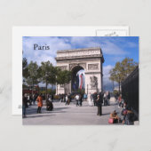 Carte Postale Paris (Devant / Derrière)