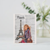 Carte postale PARIS (Debout devant)