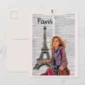 Carte postale PARIS (Devant / Derrière)