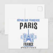 Carte Postale Paris (Devant / Derrière)