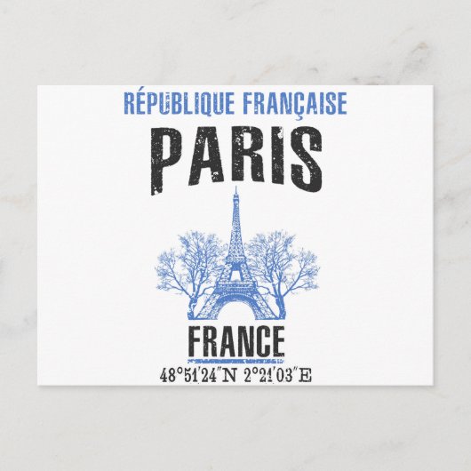 Carte Postale Paris (Devant)