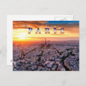 Carte Postale Paris 018B (Devant / Derrière)