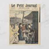 Carte Postale Paris à six heures pendant le matin (Devant)