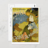 Carte Postale Paris-Almanach (Devant / Derrière)