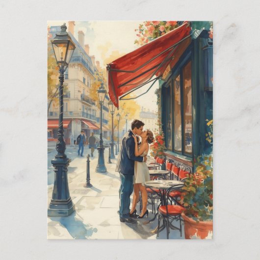 Carte Postale Paris Amour (Devant)