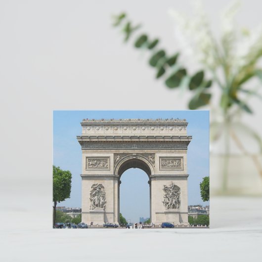 Carte Postale Paris - Arc de Triomphe - (Debout devant)