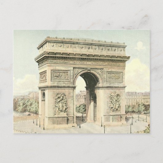 Carte Postale Paris, Arc de Triomphe (Devant)