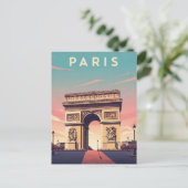 Carte Postale Paris Arc de Triomphe Postcard (Debout devant)