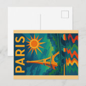 Carte postale Paris Art déco (Devant / Derrière)