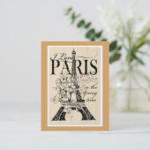 Carte Postale Paris au printemps (Debout devant)