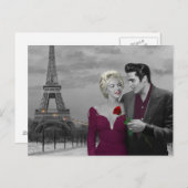 Carte Postale Paris B&W (Devant / Derrière)