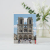 Carte Postale Paris - Cath � drale Notre-Dame - (Debout devant)