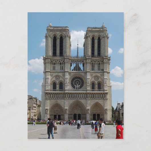 Carte Postale Paris - Cath � drale Notre-Dame - (Devant)