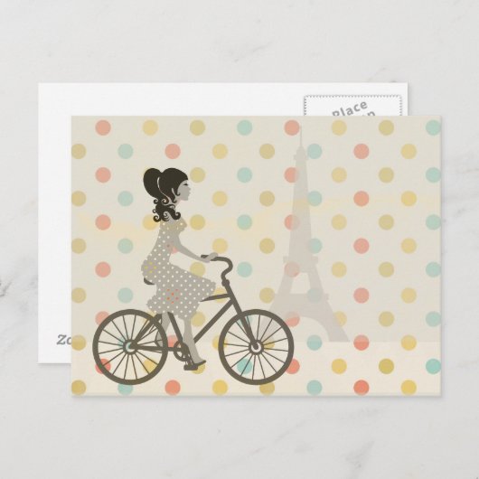 Carte Postale Paris chic (Devant / Derrière)