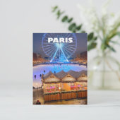 Carte Postale Paris Christmas Wonder (Debout devant)