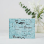 Carte Postale Paris | Damas bleues (Debout devant)