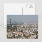 Carte Postale Paris depuis Above II (Devant / Derrière)
