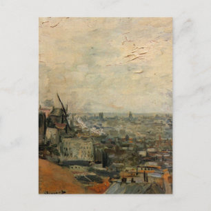 Carte Postale Paris depuis Montmartre par Vincent van Gogh