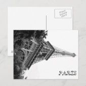 Carte Postale Paris, Eiffel (Devant / Derrière)