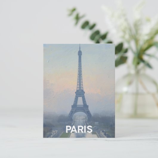 Carte Postale Paris Eiffel Tower (Debout devant)