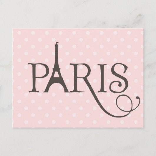 Carte Postale Paris élégant (Devant)