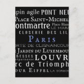 Carte Postale Paris et ses monuments (Devant)