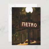 Carte Postale Paris, France. (Devant / Derrière)