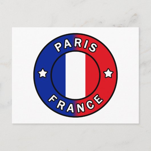 Carte Postale Paris France (Devant)