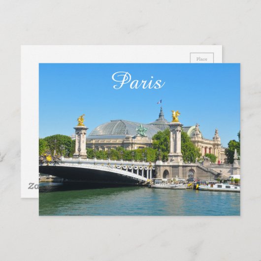 Carte Postale Paris, France (Devant / Derrière)