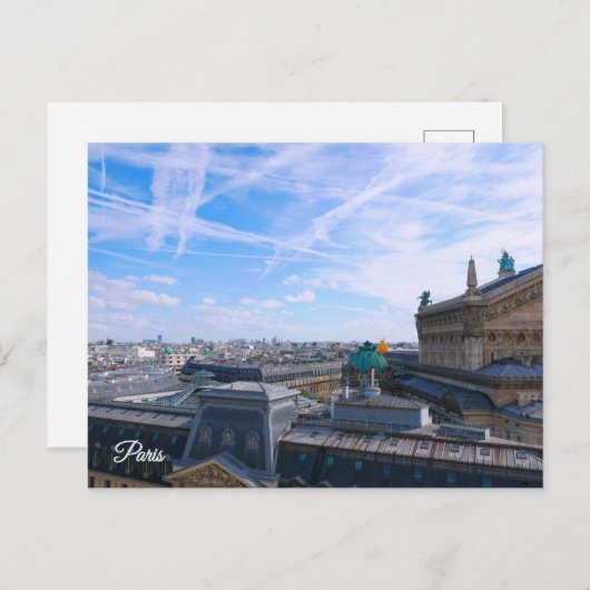 Carte Postale Paris. France.  (Devant / Derrière)