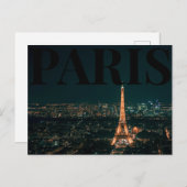 Carte postale Paris, France (Devant / Derrière)