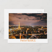 Carte postale Paris-FRANCE (Devant / Derrière)