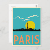 Carte Postale Paris, France, (Devant / Derrière)