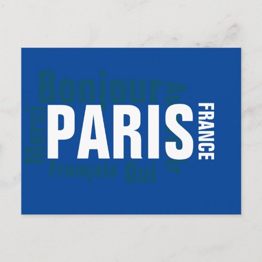 Carte Postale Paris, France (Devant)