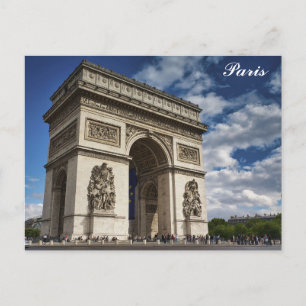 Carte Postale Paris France Arc De Triomphe Photo Voyage