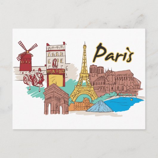 Carte Postale Paris, France Cité célèbre (Devant)