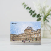 Carte Postale Paris France Musée du Louvre Photo Français (Debout devant)