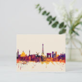 Carte Postale Paris France Skyline (Debout devant)