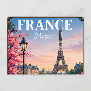 Carte Postale 🗼 Paris France Souvenir de voyage à la Tour Eiffe