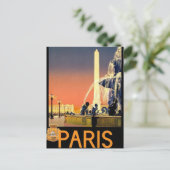 Carte Postale Paris France Vintage (Debout devant)