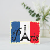 Carte Postale Paris grunge (Debout devant)