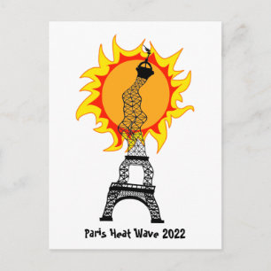 Carte postale Paris Heat Wave 2022