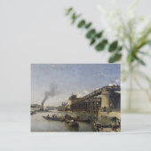 Carte Postale Paris, la Seine ou l'Estacade, 1853 (Debout devant)