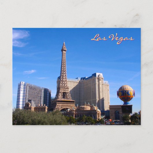 Carte Postale Paris, Las Vegas (Devant)