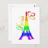 Carte Postale Paris | LGBTQ+ Pride (Devant / Derrière)