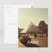 Carte Postale Paris Louvre (Devant / Derrière)